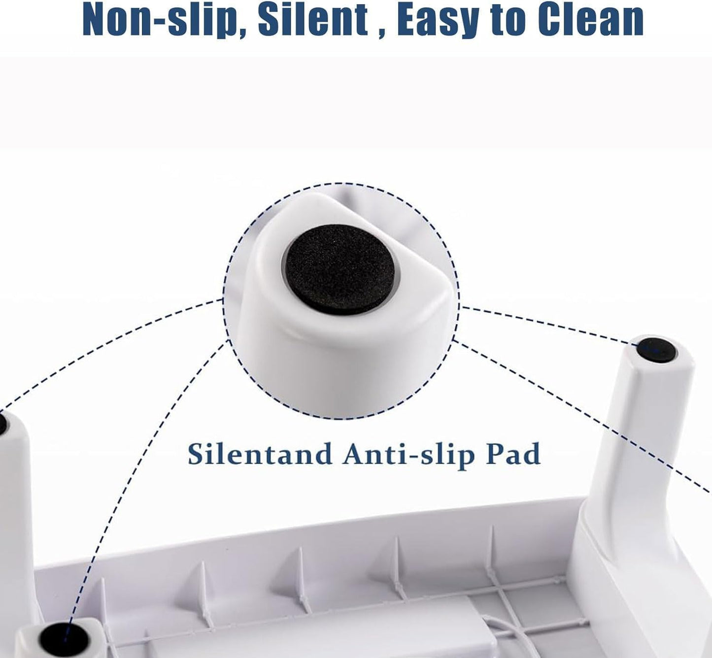 Ergonomic Toilet Foot Stool – Anti-Slip Plastic Potty Step Stool for Adults & Kids, U-Shaped Design, Stable & Safe for Bathroom Use